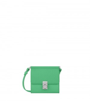 ポレーヌ Numéro Sept Crossbody 財布 緑 | WKSN-78324