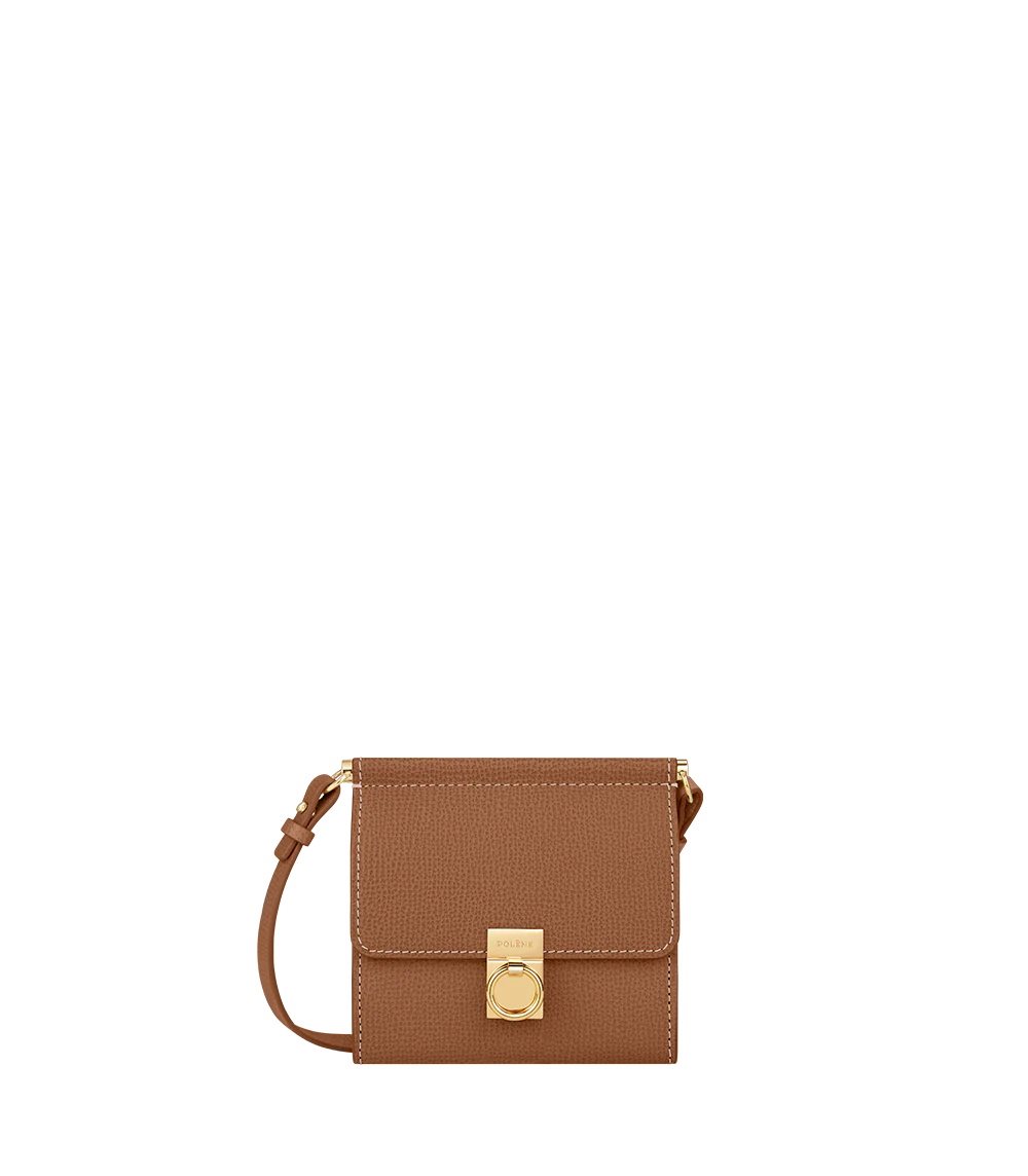 ポレーヌ Numéro Sept Crossbody 財布 ブラウン | PSEL-93821