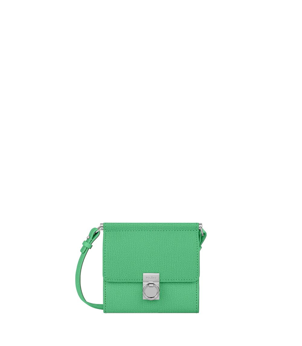 ポレーヌ Numéro Sept Crossbody 財布 緑 | WKSN-78324